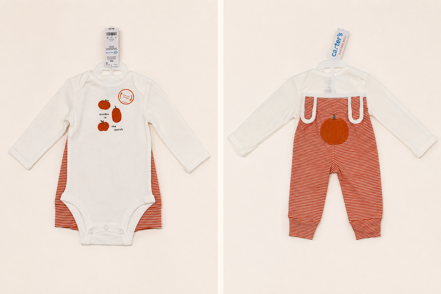 Conjunto Carter's calabaza — foto 2