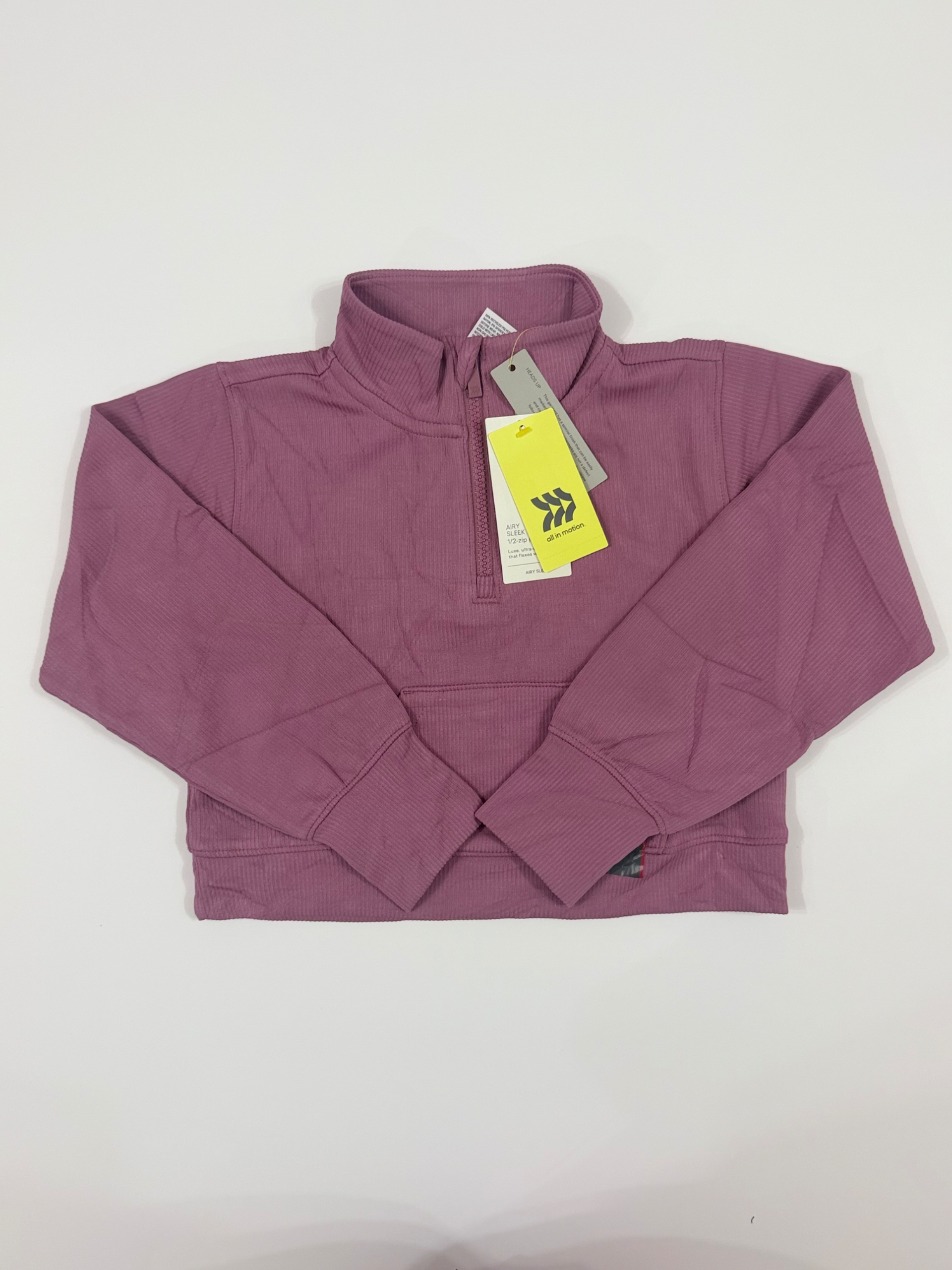 Sudadera deportiva color malva oscuro — foto 2