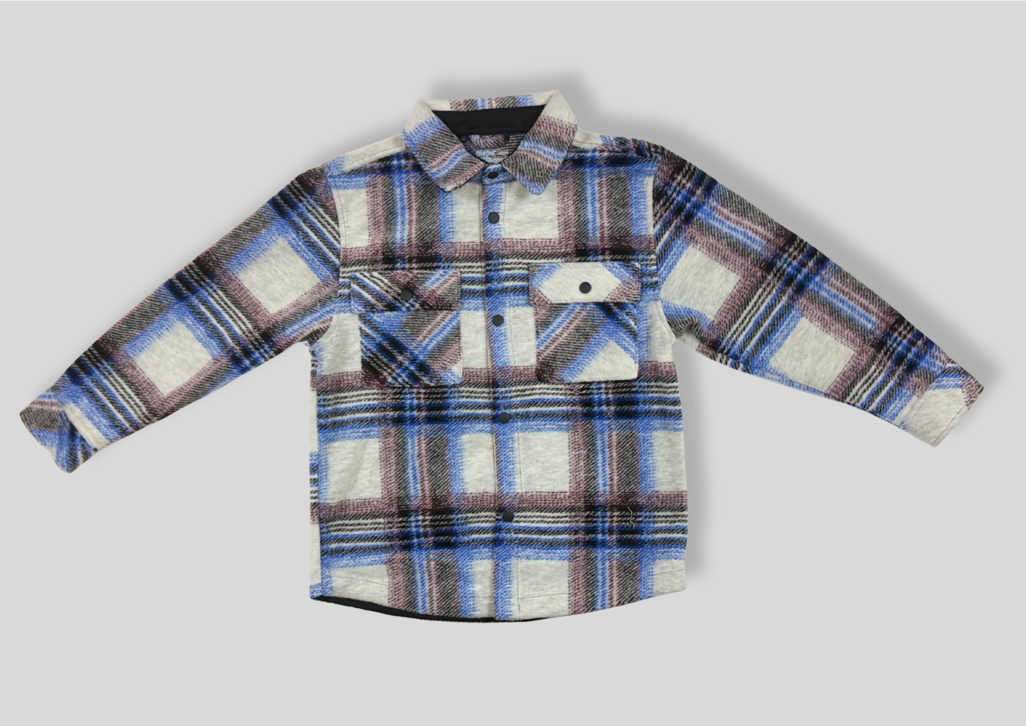 Abrigo estampado cuadritos — foto 2