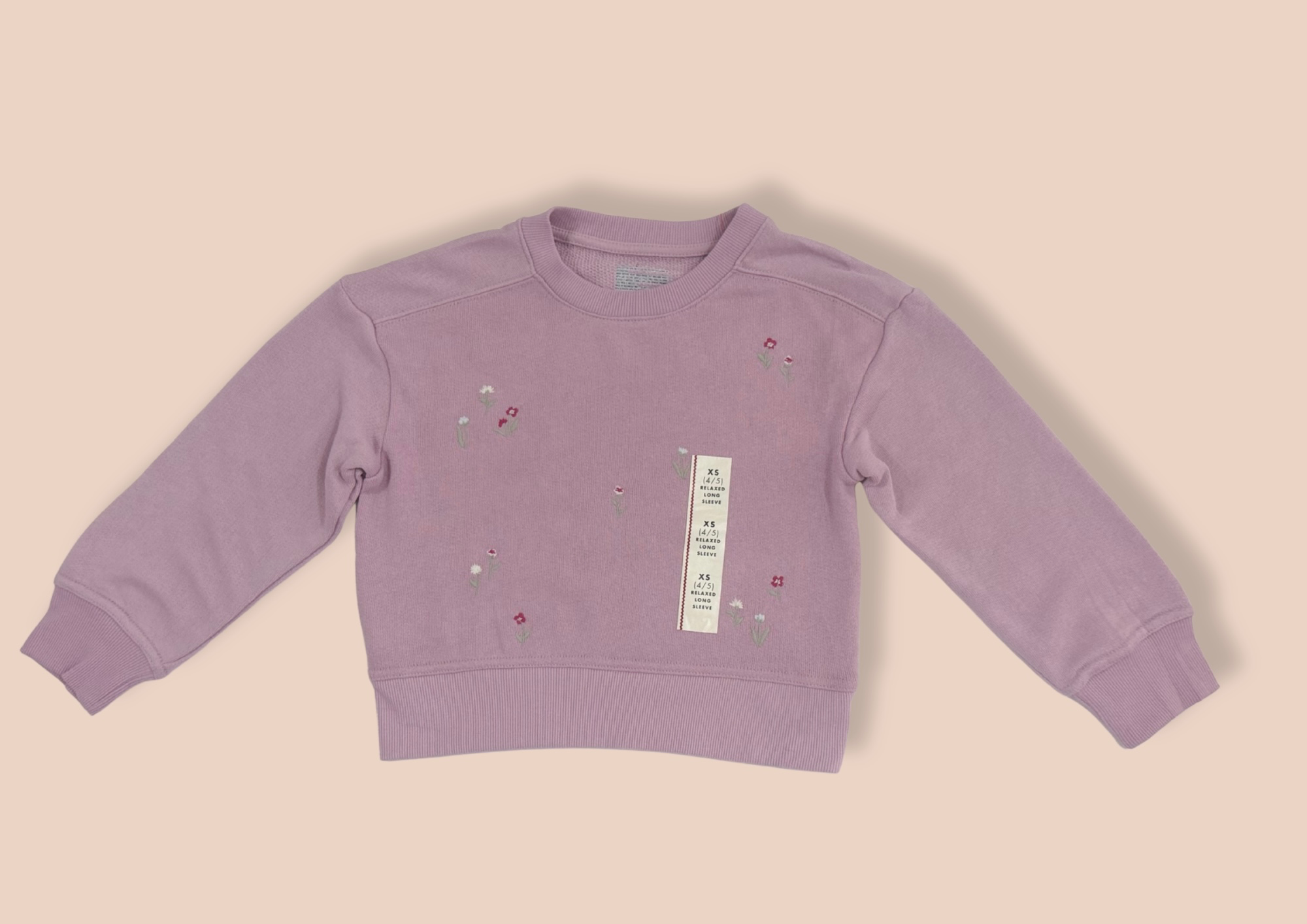 Sudadera con pequeños bordados florales — foto 2